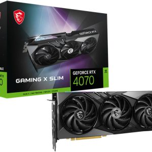 MSI NVIDIA GeForce RTX 4070 Gaming X Slim 12 GB GDDR6X 192 Bit Ekran Kartı - Görsel 1
